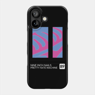 Pretty Hate Machine • Retro Style Minimal Sleeve Art Design Phone Case