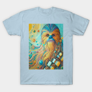 Chewbacca Illustration - Iconic Star Wars Wookiee Character Art T-Shirt