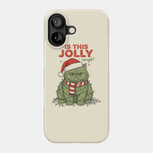 Christmas-cat Phone Case