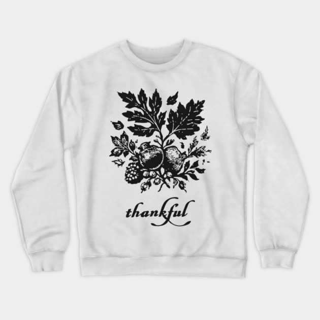 Thankful Harvest Leaves Crewneck Sweatshirt by TuncGK
