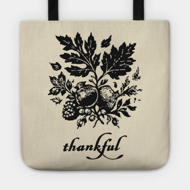 Thankful Harvest Leaves Tote by TuncGK