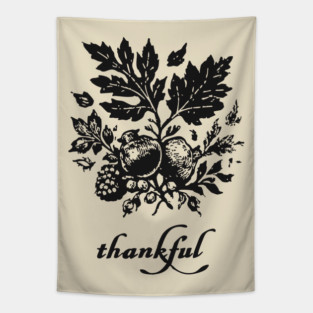 Thankful Harvest Leaves Tapestry