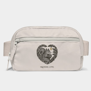 Squirrel Love Heart Design Bag