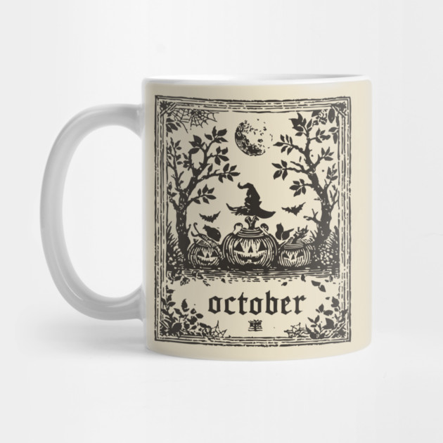 October Witch and Pumpkins by TuncGK