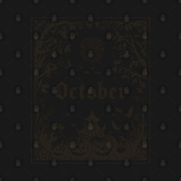 October Haunted House Scene by TuncGK