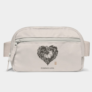 Pumpkin Love Heart Design Bag