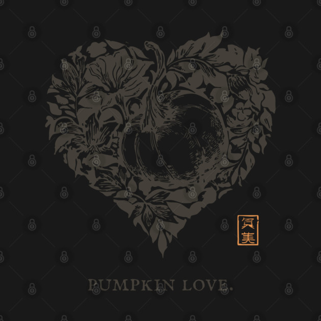 Pumpkin Love Heart Design by TuncGK