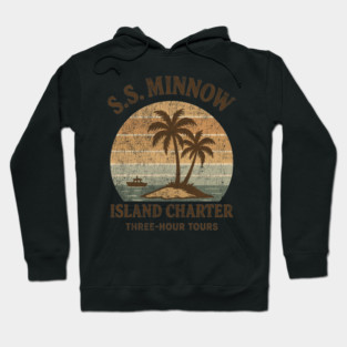 S.S. Minnow Island Charter Vintage Retro Hoodie