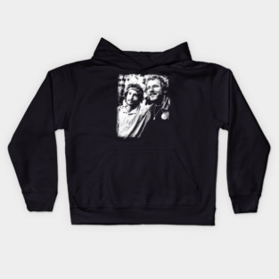 Two Legends Of Folks and Rock Music Kids Hoodie