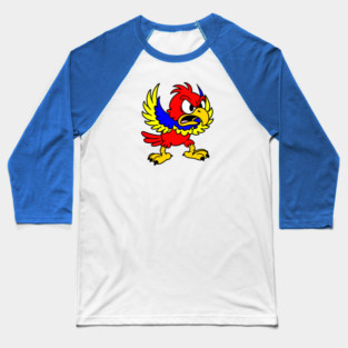 Angry Parrot Baseball T-Shirt