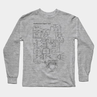 Synthesizer Signal Path Long Sleeve T-Shirt