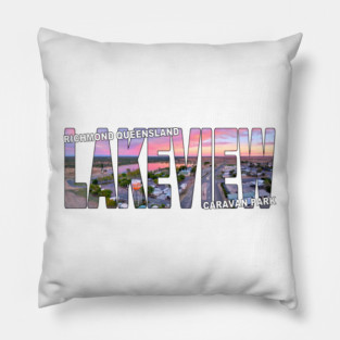 Richmond Queensland LAKEVIEW Caravan Park - Sunset Glow Pillow