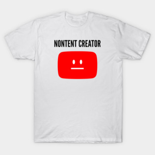 Nontent Creator on Light T-Shirt