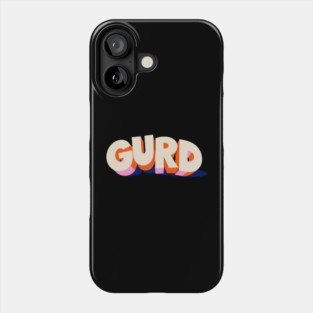 OH MY GURD Wordplay Retro Design Phone Case