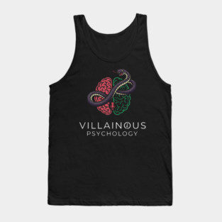 Villainous Psychology Podcast Logo Tank Top