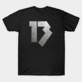 Number 13 heavy metal T-Shirt
