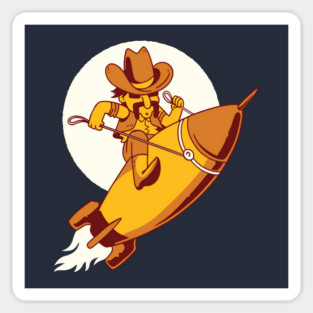 Space Cowboy Magnet