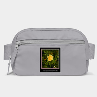 YELLOW ROSE "Where flowers bloom, so does hope." Bag