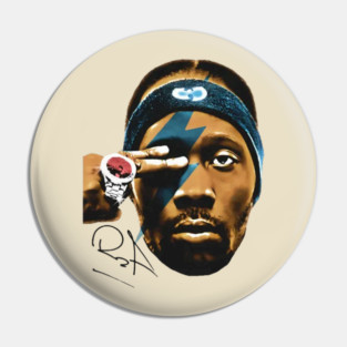 RZA Big Face Rapper Pin