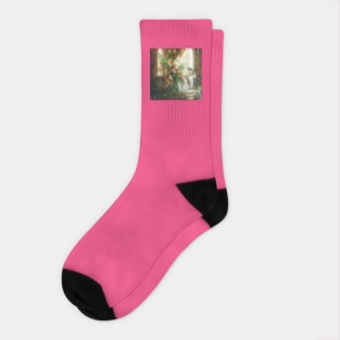 Faerie Queen and the Waterfall Socks