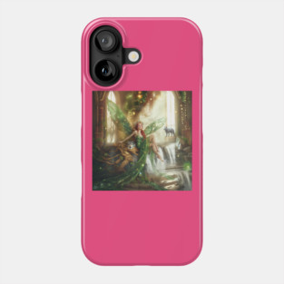 Faerie Queen and the Waterfall Phone Case