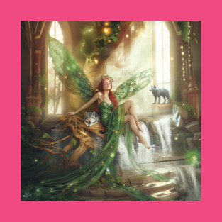 Faerie Queen and the Waterfall T-Shirt