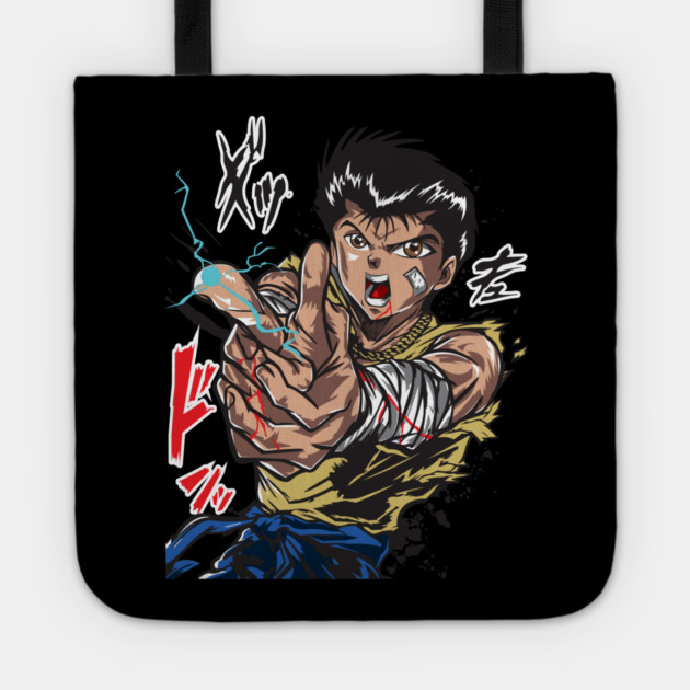 Yu Yu Hakusho - Yusuke Spirit Gun Blast Art Tote by Otaku Vibes