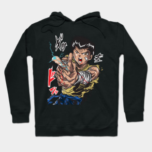 Yu Yu Hakusho - Yusuke Spirit Gun Blast Art Hoodie