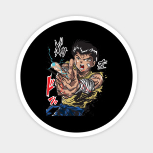 Yu Yu Hakusho - Yusuke Spirit Gun Blast Art Magnet