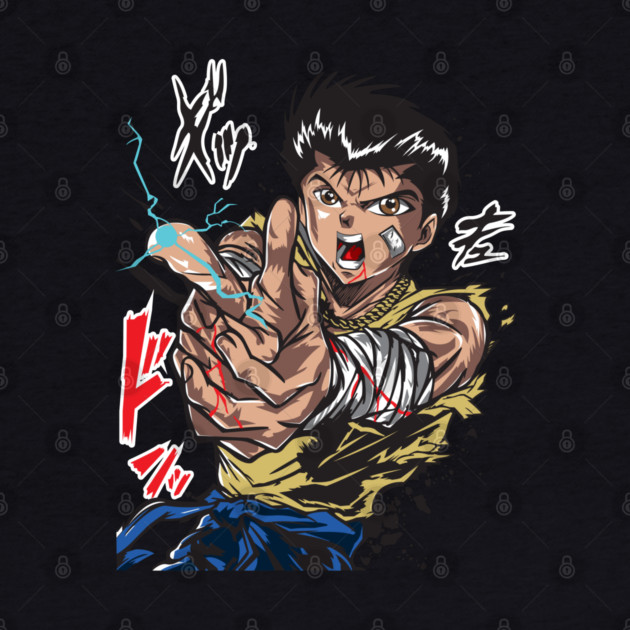 Yu Yu Hakusho - Yusuke Spirit Gun Blast Art by Otaku Vibes