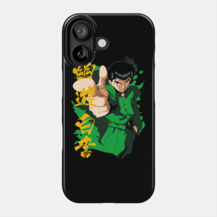 Yusuke in Uniform - Yu Yu Hakusho Phone Case