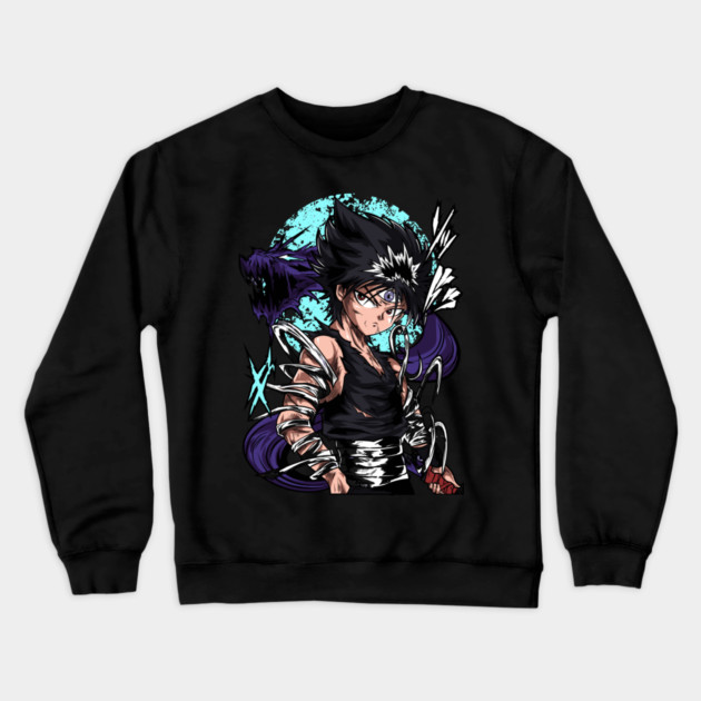 Yu Yu Hakusho - Hiei Dragon Flame Crewneck Sweatshirt by Otaku Vibes