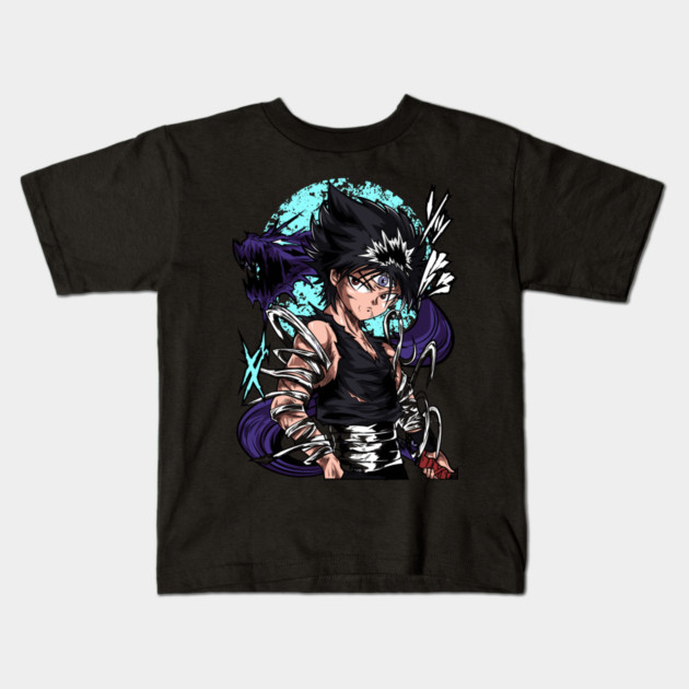 Yu Yu Hakusho - Hiei Dragon Flame Kids T-Shirt by Otaku Vibes