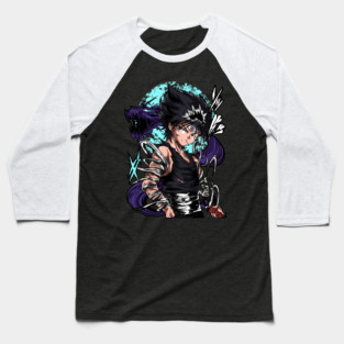 Yu Yu Hakusho - Hiei Dragon Flame Baseball T-Shirt