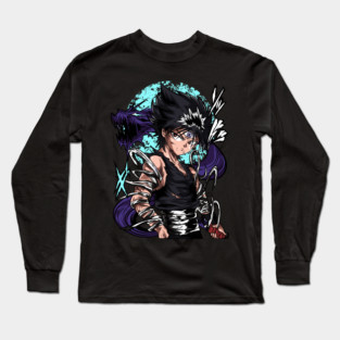 Yu Yu Hakusho - Hiei Dragon Flame Long Sleeve T-Shirt
