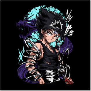 Yu Yu Hakusho - Hiei Dragon Flame Posters and Art