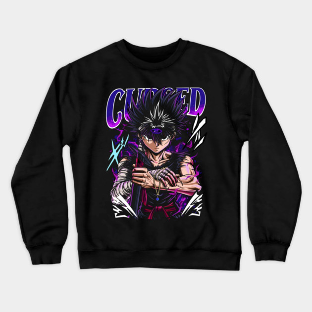 Hiei Cursed Eye - Yu Yu Hakusho Crewneck Sweatshirt by Otaku Vibes