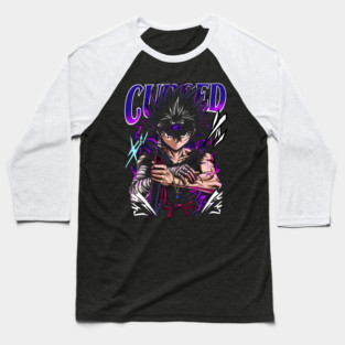 Hiei Cursed Eye - Yu Yu Hakusho Baseball T-Shirt