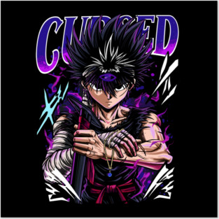 Hiei Cursed Eye - Yu Yu Hakusho Posters and Art