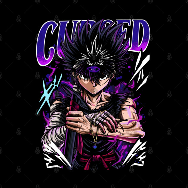 Hiei Cursed Eye - Yu Yu Hakusho by Otaku Vibes