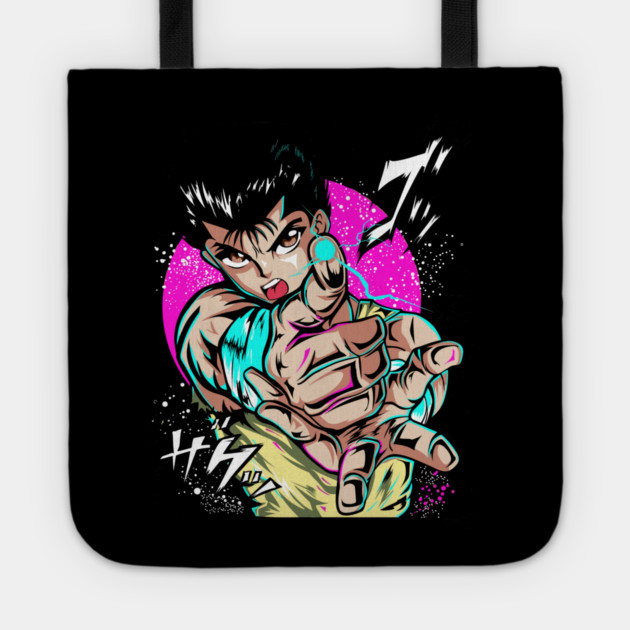 Yusuke Spirit Gun - Yu Yu Hakusho Tote by Otaku Vibes
