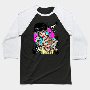 Yusuke Spirit Gun - Yu Yu Hakusho Baseball T-Shirt