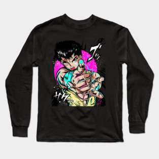 Yusuke Spirit Gun - Yu Yu Hakusho Long Sleeve T-Shirt