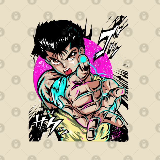 Yusuke Spirit Gun - Yu Yu Hakusho by Otaku Vibes