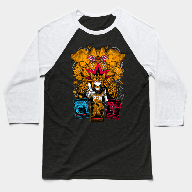 Yu-Gi-Oh! - Pharaoh Atem and Egyptian Gods Baseball T-Shirt by Otaku Vibes