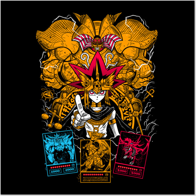 Yu-Gi-Oh! - Pharaoh Atem and Egyptian Gods Wall Art by Otaku Vibes