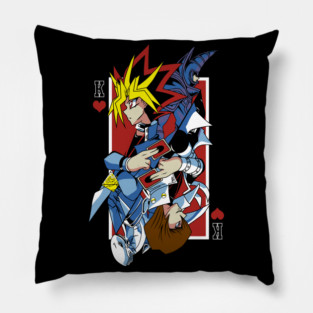 Yugi vs Kaiba Duel Card Design Yu-Gi-Oh! Pillow