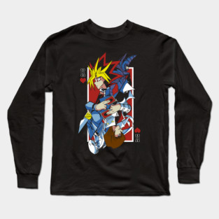 Yugi vs Kaiba Duel Card Design Yu-Gi-Oh! Long Sleeve T-Shirt