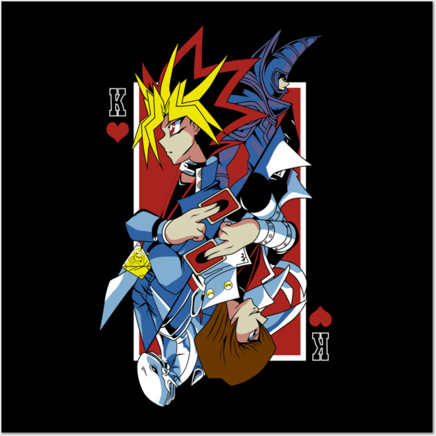 Yugi vs Kaiba Duel Card Design Yu-Gi-Oh! Wall Art by Otaku Vibes