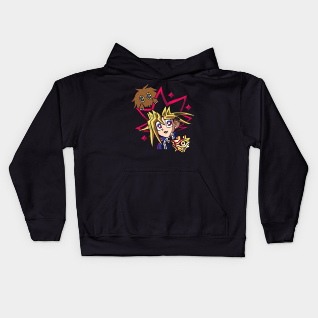 Yugi and Kuriboh Art - Yu-Gi-Oh! Kids Hoodie by Otaku Vibes